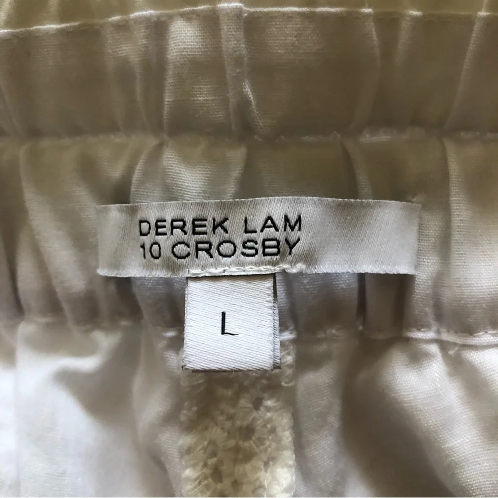 Derek Lam 10 Crosby Eyelet Textured Shorts - Picture 5 of 7